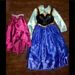 RARE Disney Frozen Elsa Dress & Cape 7/8